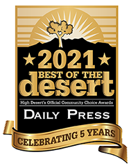2021 Best of the Desert award